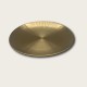 Golden Stainless Steel Round Snack Plate Golden Stainless Steel Round Snack Plate