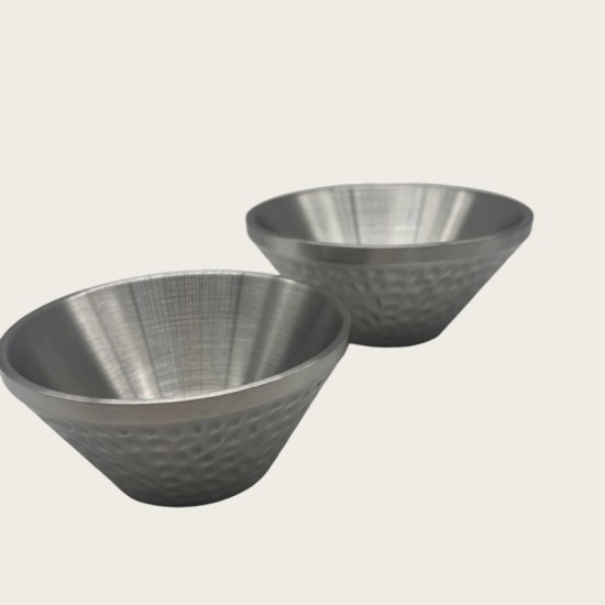 Silver Stainless Steel Ice Bowl Silver Stainless Steel Ice Bowl