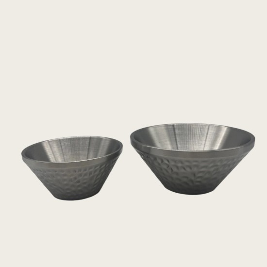Silver Stainless Steel Ice Bowl Silver Stainless Steel Ice Bowl