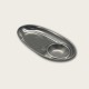 Silver Stainless Steel Compartmentalized Snack Plate Silver Stainless Steel Compartmentalized Snack Plate