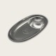 Silver Stainless Steel Compartmentalized Snack Plate Silver Stainless Steel Compartmentalized Snack Plate