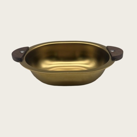 Golden Stainless Steel Little Bear Heat-resistant Dinnerware Bowl Golden Stainless Steel Little Bear Heat-resistant Dinnerware Bowl
