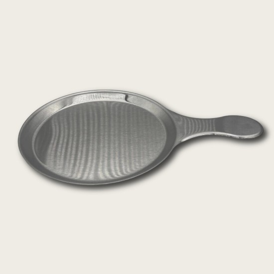 Silver Stainless Steel Handle For The Snack Plate Silver Stainless Steel Handle For The Snack Plate