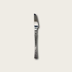 Silver Stainless Steel 24-Piece Tree-Patterned Handle Tableware Set