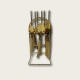 Gold Stainless Steel 24-Piece Tree-Pattern Handle Tableware Set Gold Stainless Steel 24-Piece Tree-Pattern Handle Tableware Set