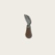 Stainless Steel Short Wooden-Handled Mini Fork Stainless Steel Short Wooden-Handled Mini Fork