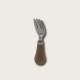 Stainless Steel Short Wooden-Handled Mini Fork Stainless Steel Short Wooden-Handled Mini Fork