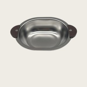 Silver Stainless Steel Teddy Bear Heat-Resistant Dinnerware Bowl